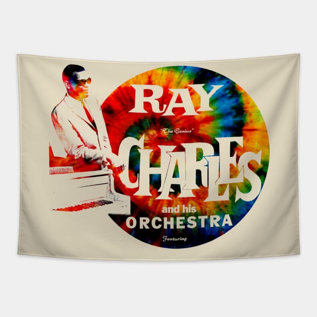 Ray Charles Tapestry by HAPPY TRIP PRESS