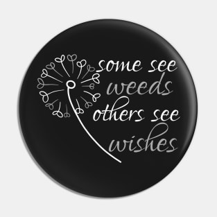 Dandelion Wishes Dreams Gift Pin