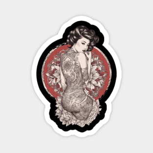 Mystical Graceful Asian Lady Magnet