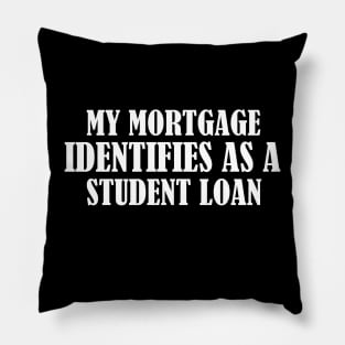 My Mortgage Identifies As A Student Loan Pillow