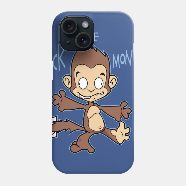 Shock the Monkey Phone Case by Spikeani