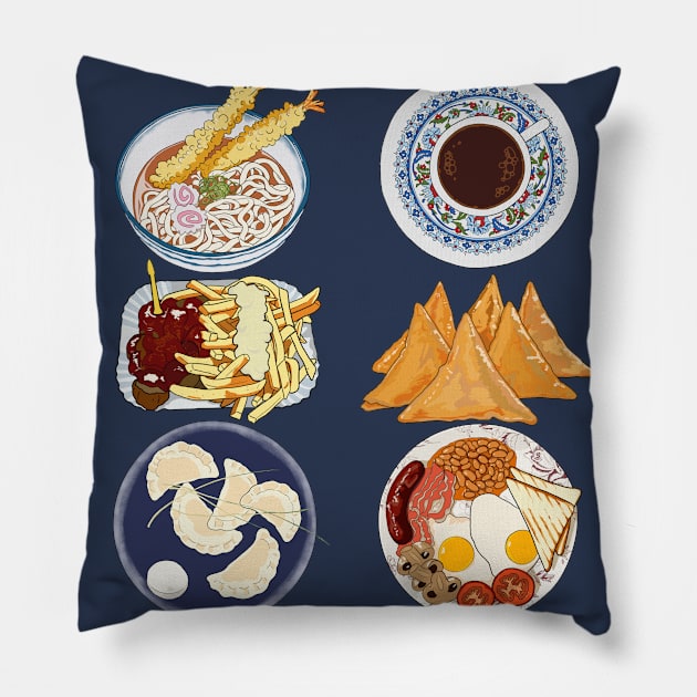 World Food Number Two Pillow by smithandco