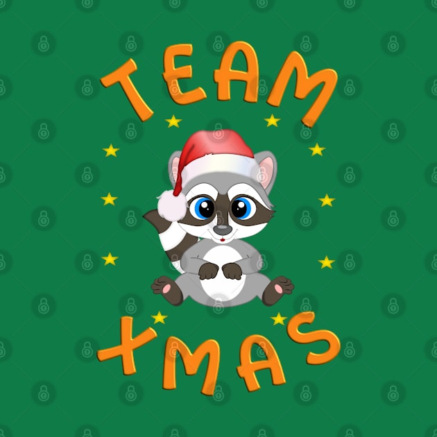 Team Xmas Racoon by madrigenum