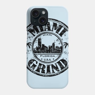 Miami Grind Hustle Hard Work T-Shirt Phone Case