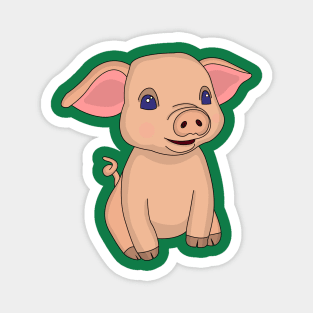 Pretty Piglet Magnet