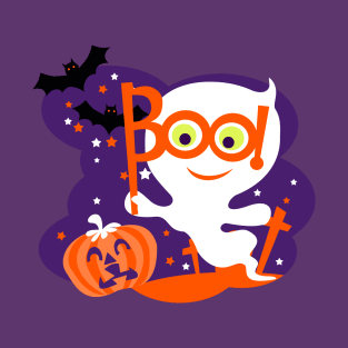 BOO! a ghost T-Shirt