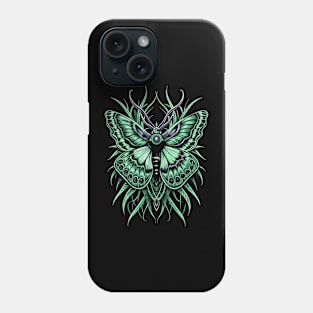 Luna Moth Green Butterfly Phone Case