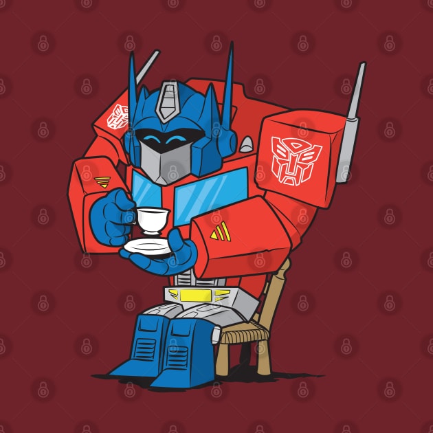 Optimus Tea Time by thejuanandonly