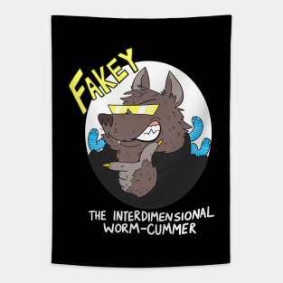 Fakey! The Interdimensional Worm-Cummer (alt) Tapestry