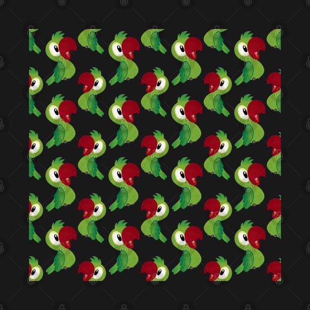 Bird Pattern, Parrot Pattern, Seamless Pattern by MarjanShop