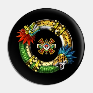 Aztec Quetzalcoatl Jaguar Pin