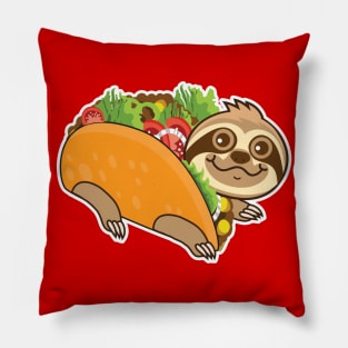 Sloth Taco Pillow