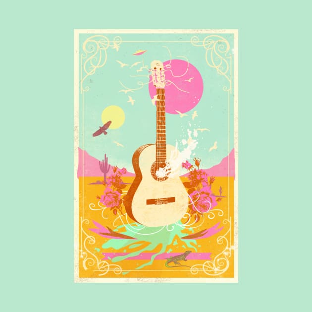 DESERT GUITAR II by Showdeer