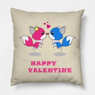 Happy Valentines Day Romantic Holiday February 14 T-Shirt Pillow