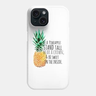 Be a Pineapple Plain Phone Case