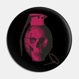 skull hand grenade Pin