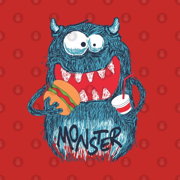 Blue Monster by Mako Design 