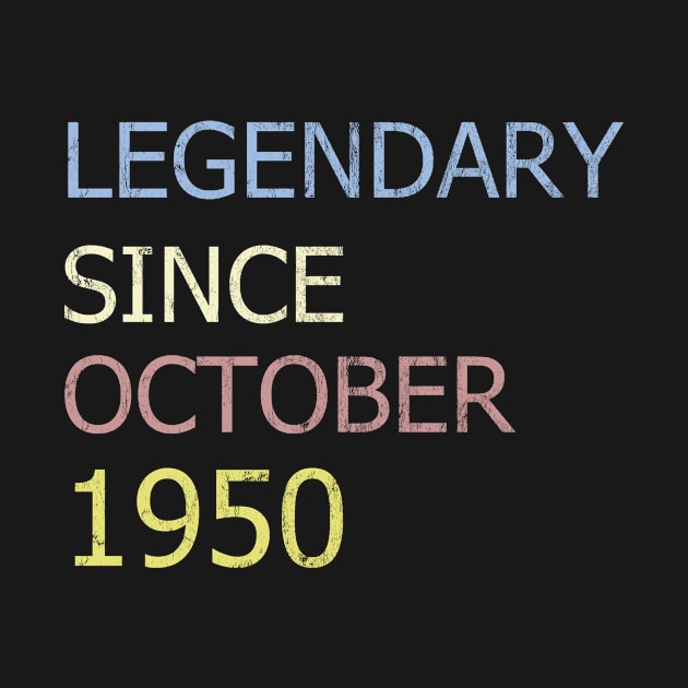 LEGENDARY SINCE OCTOBER 1950 by BK55