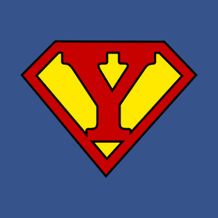 Superhero Symbol Letter Y T-Shirt