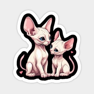 Baby Sphynx Cat Magnet