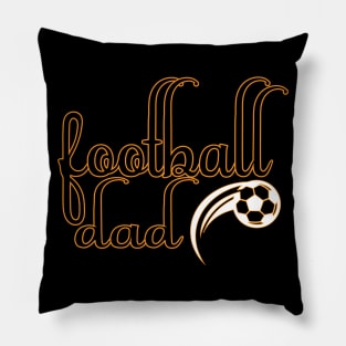 Foodball dad tee design birthday gift graphic Pillow