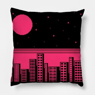 Red City Nights Pillow