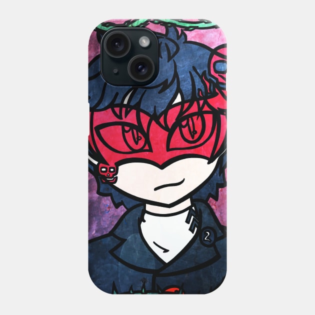 Mask of Joker Phone Case by ScribbleSketchScoo