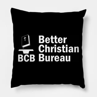 BCB Better Christian Bureau Pillow