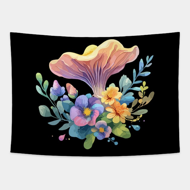 Oyster Mushroom Tapestry by Siha Arts