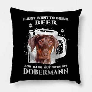 Doberman Pinscher - Dobermann Pillow