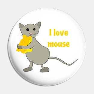 I love mouse Pin