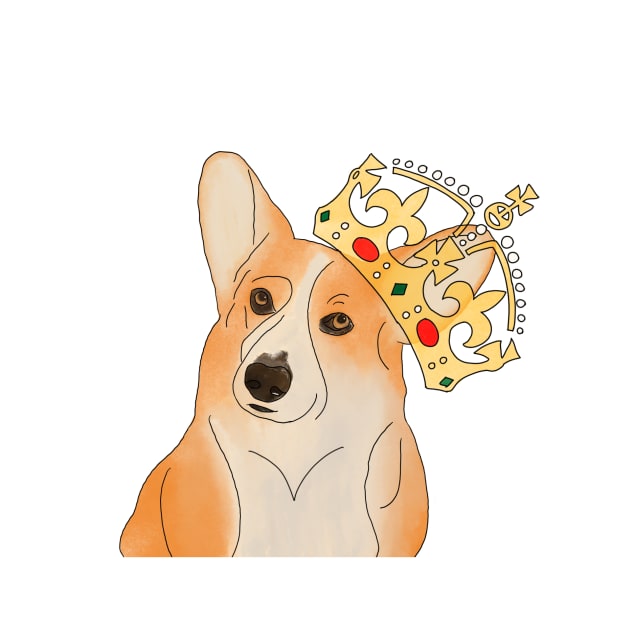 Royal Corgi by Colzo Art