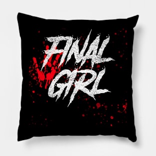 Killer Final Girl Design Pillow