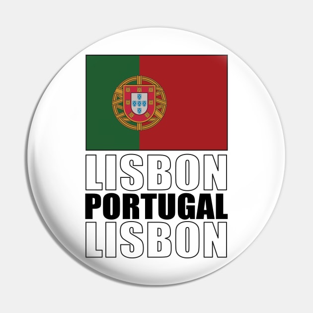 Flag of Portugal Pin by KewaleeTee