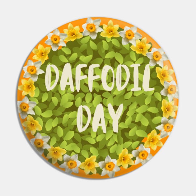 Daffodil Day Pin by Yelda