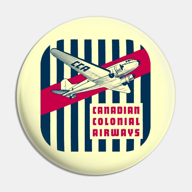 Canadian Colonial Airlines Pin by Midcenturydave