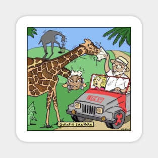 Giraffe-Sick Park Magnet