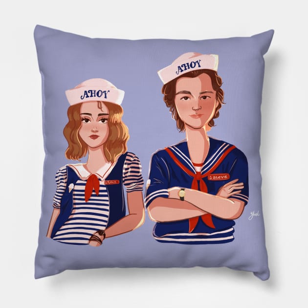 AHOY Pillow by YaelsColors