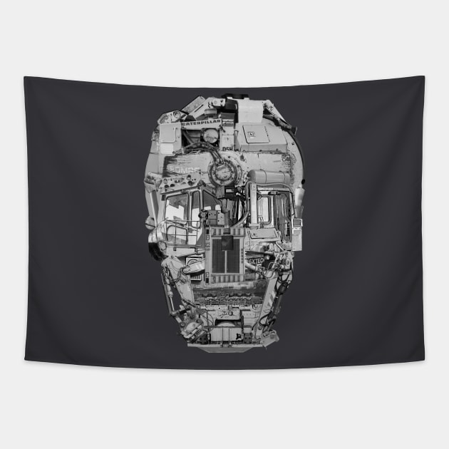 Build Skull Tapestry by TurkeysDesign