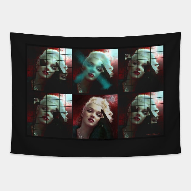 Marilyn 128 Wall Tapestry by Theo Danella