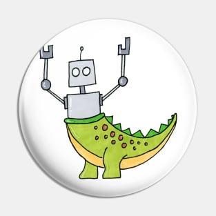 Dino-Bot Pin