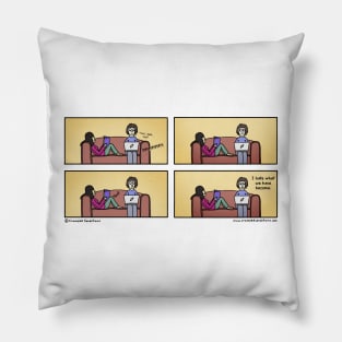 Farting Comic Pillow