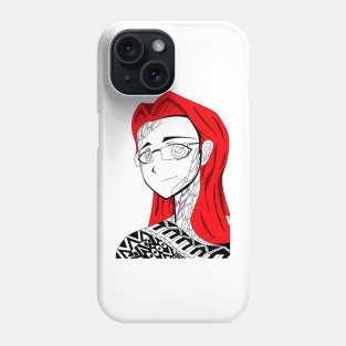 diana the beautiful woman in ecopop art Phone Case