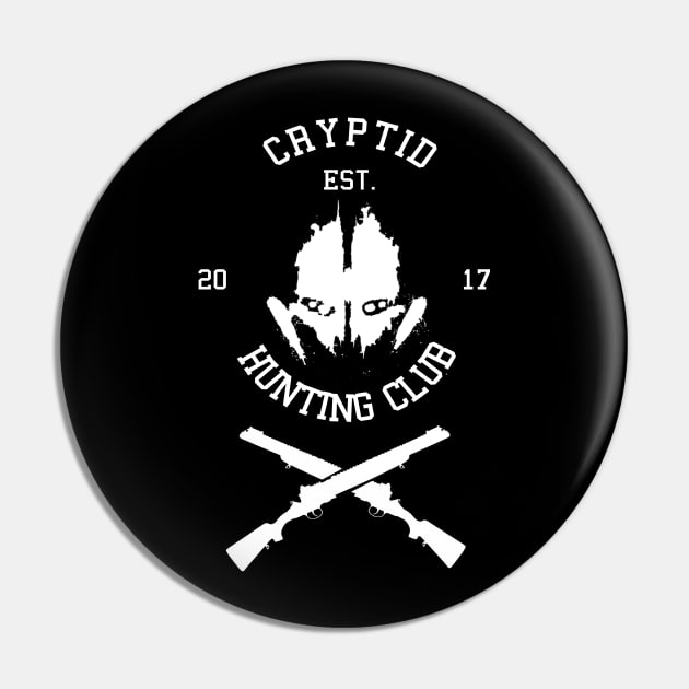 Cryptid Hunting Club (White) Pin by Nguyen013