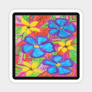 Tropical Rainbow Garden Magnet