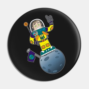 Man on the Moon Pin