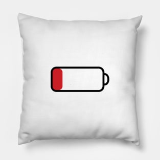 Low Battery Pillow