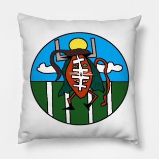 football cat witch Pillow