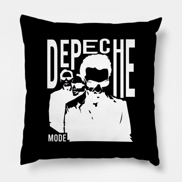 depeche synthpop mode Pillow by NelsonPR