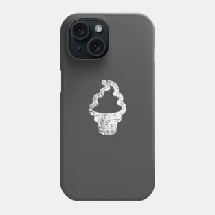 Cute Soft Serve Ice Cream - Distressed Phone Case